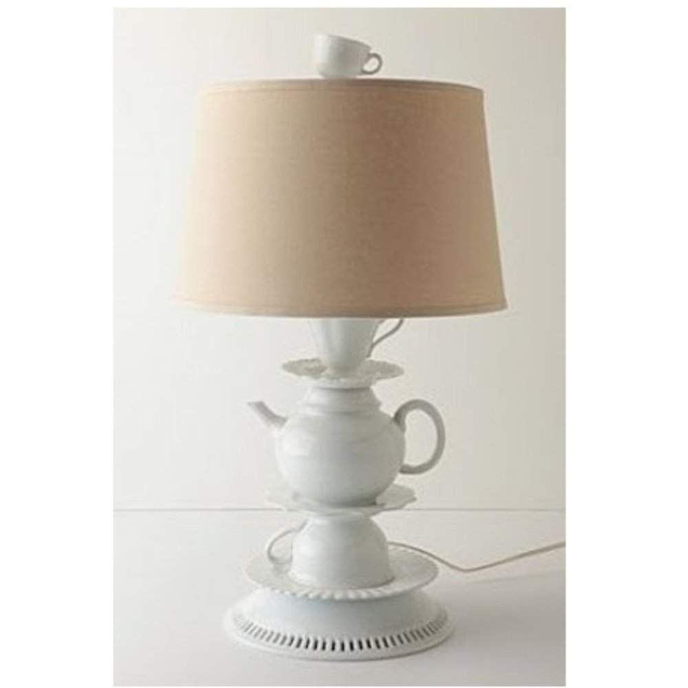 Anthropologie "One Lump or Two" Base Lamp